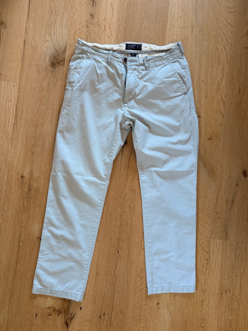 Abercrombie Men's Chino Pants - Light Blue